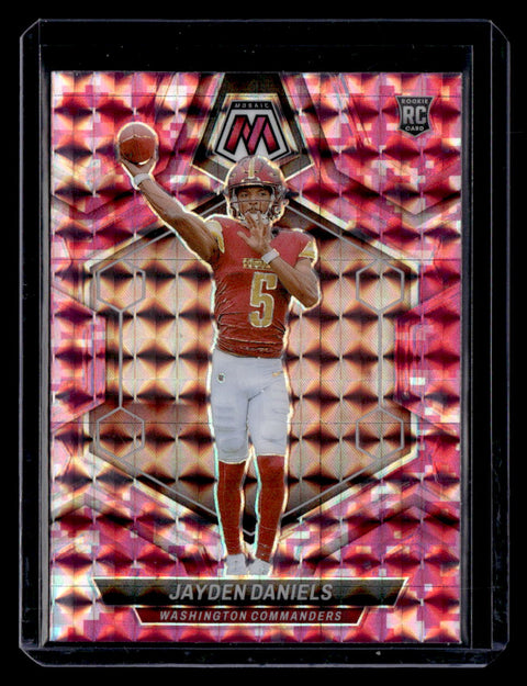 2024 Panini Mosaic Jayden Daniels Pink Camo