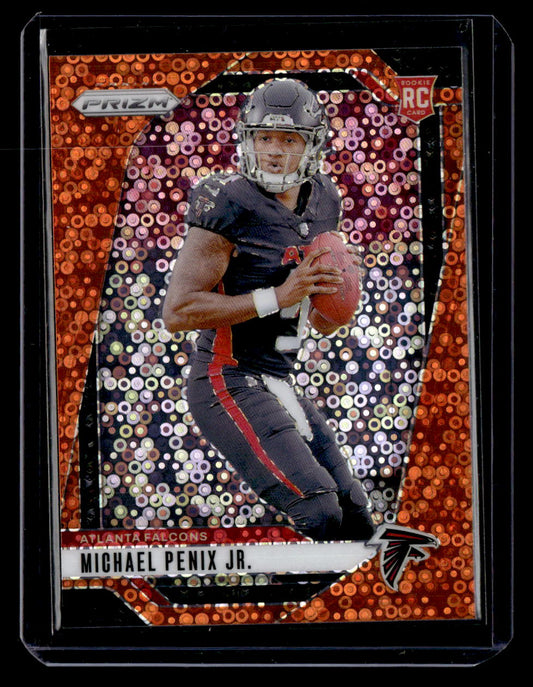 2024 Panini Prizm Michael Penix Jr. Orange Disco