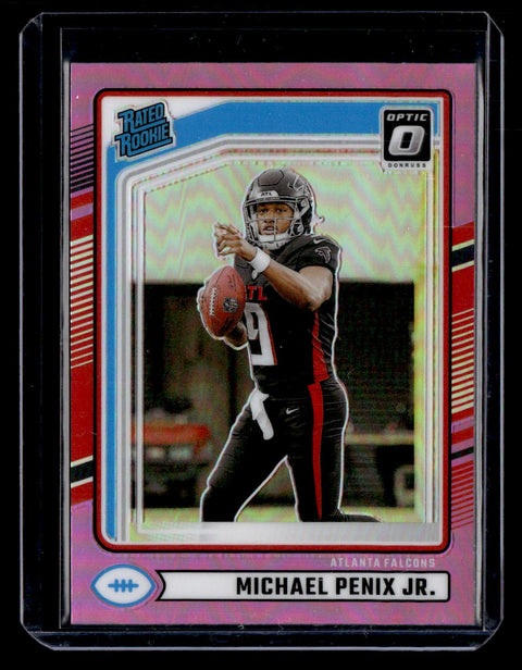 2024 Donruss Michael Penix Jr. Pink Parallel Rated Rookie