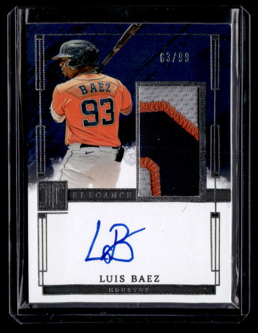 2024 Panini Impeccable Elegance Luis Baez Autograph Patch /99