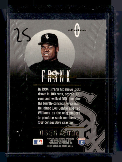 1995 Leaf #8 Frank Thomas Statistical Standouts #/5000