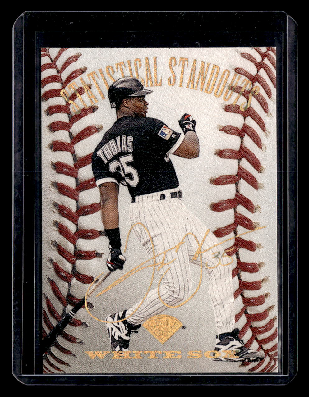 1995 Leaf #8 Frank Thomas Statistical Standouts #/5000