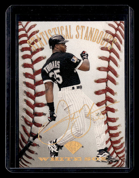 1995 Leaf #8 Frank Thomas Statistical Standouts #/5000