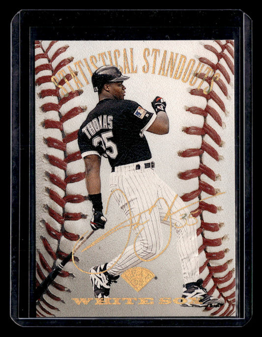 1995 Leaf #8 Frank Thomas Statistical Standouts #/5000