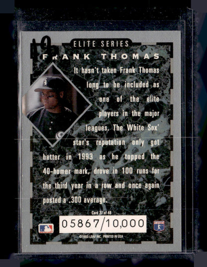 1994 Donruss #37 Frank Thomas Elite Series #/10000