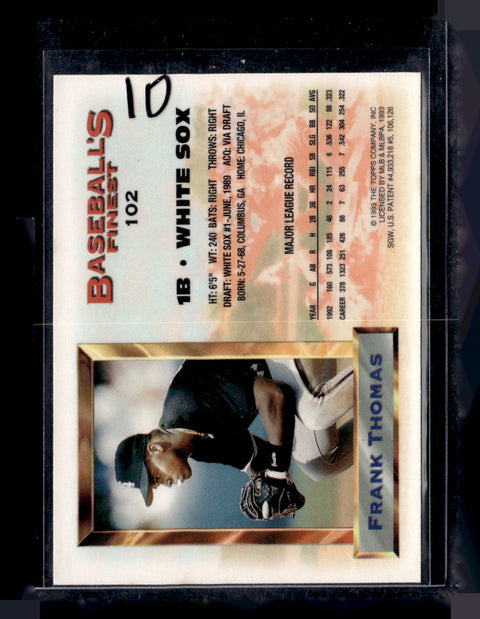 1993 Finest #102 Frank Thomas