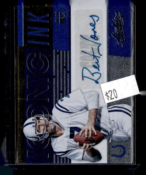 2018 Panini Absolute #II-BJ Bert Jones Iconic Ink