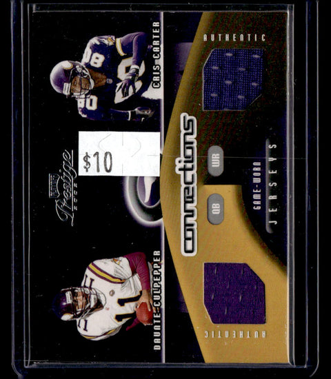 2002 Playoff Prestige Connections Daunte Culpepper/Cris Carter /500