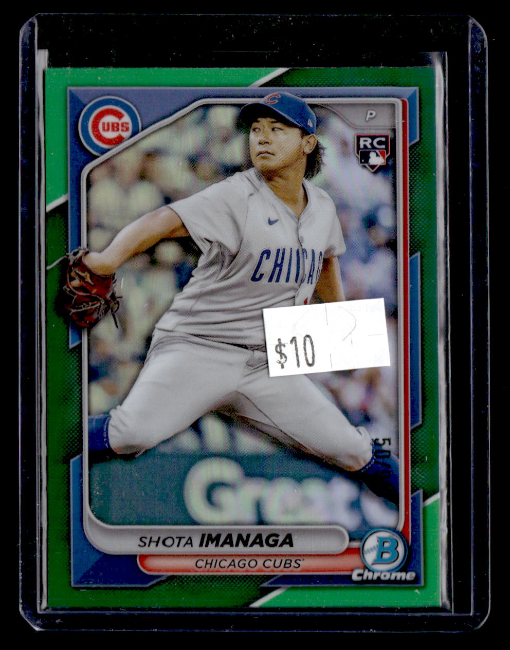 2024 Bowman Chrome Shota Imanaga Green /99