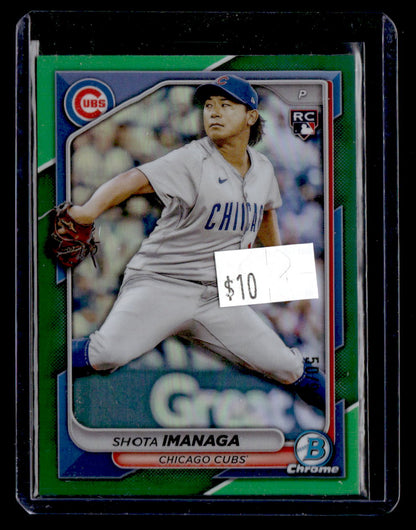 2024 Bowman Chrome Shota Imanaga Green /99