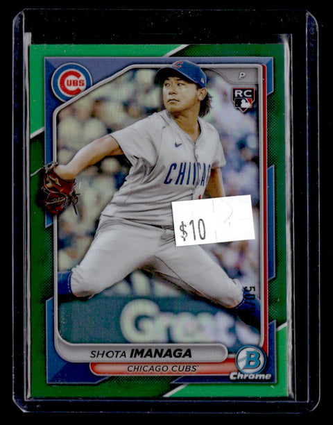 2024 Bowman Chrome Shota Imanaga Green /99