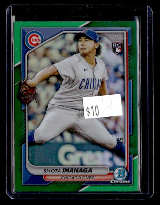 2024 Bowman Chrome Shota Imanaga Green /99