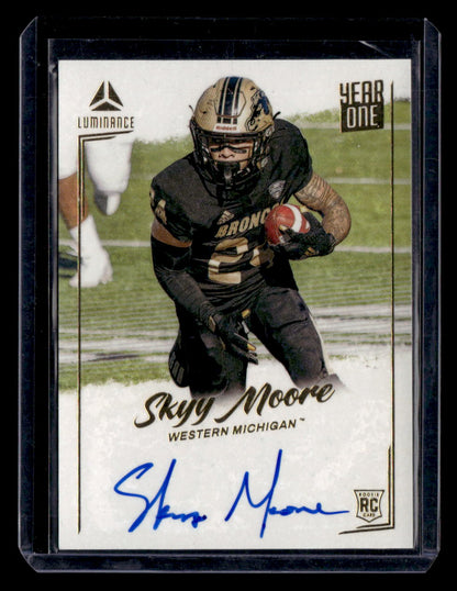 2022 Panini Luminance Skyy Moore Auto RC