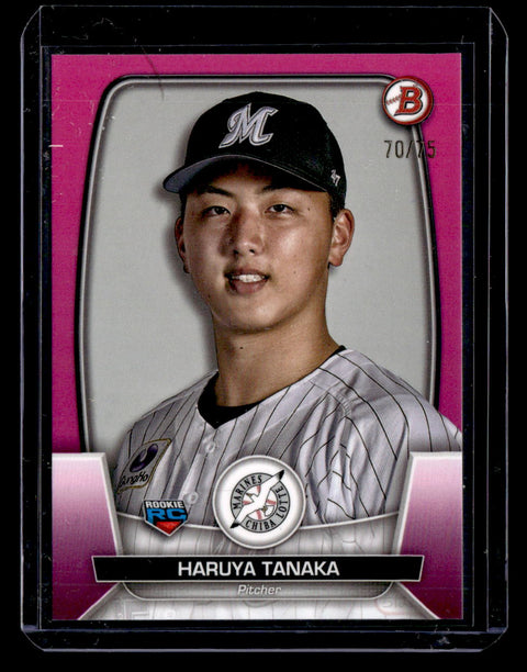 2023 Bowman NPB Haruya Tanaka RC /75