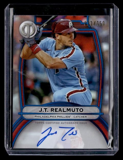2025 Topps Tribute Certified Autograph J.T. Realmuto /150