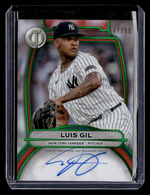 2025 Topps Tribute Luis Gil Certified Autograph Card /99