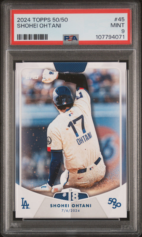 2024 Topps 50/50 Shohei Ohtani #45 Shohei Ohtani PSA 9