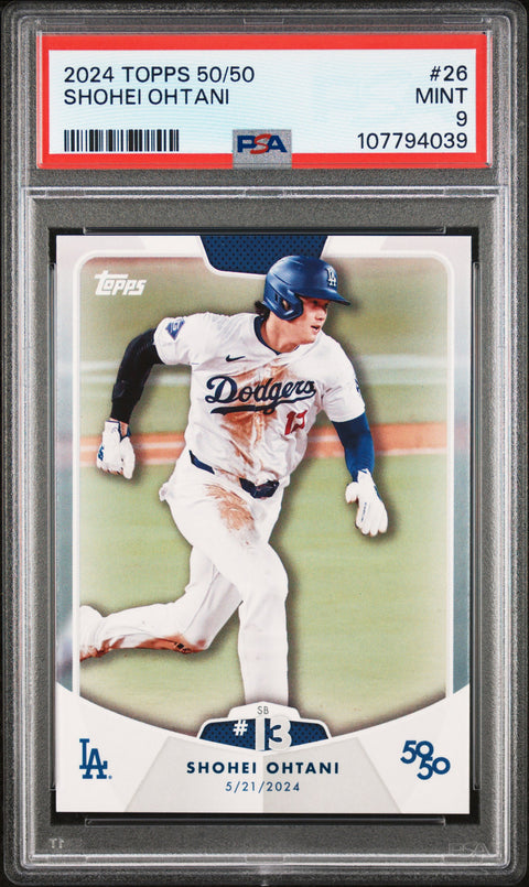 2024 Topps 50/50 Shohei Ohtani #26 Shohei Ohtani PSA 9