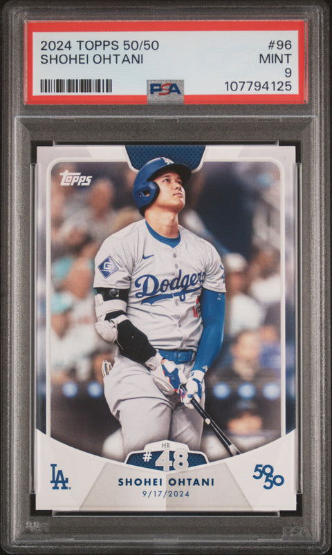 2024 Topps 50/50 Shohei Ohtani #96 Shohei Ohtani PSA 9
