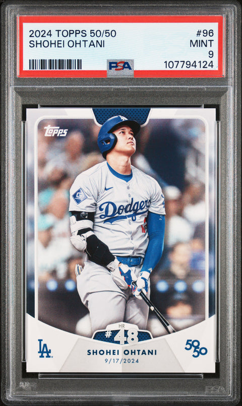 2024 Topps 50/50 Shohei Ohtani #96 Shohei Ohtani PSA 9