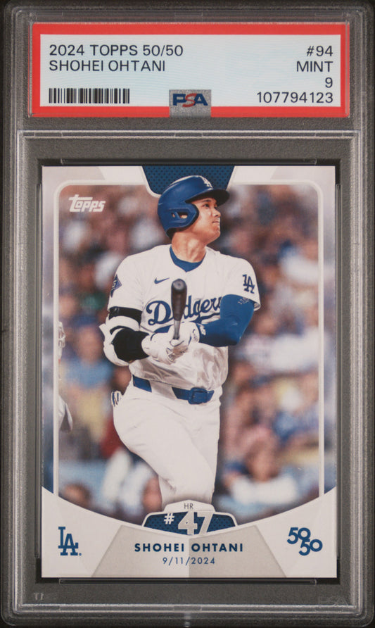 2024 Topps 50/50 Shohei Ohtani #94 Shohei Ohtani PSA 9