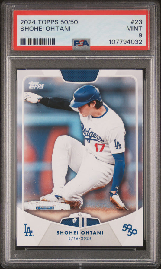 2024 Topps 50/50 Shohei Ohtani #23 Shohei Ohtani PSA 9