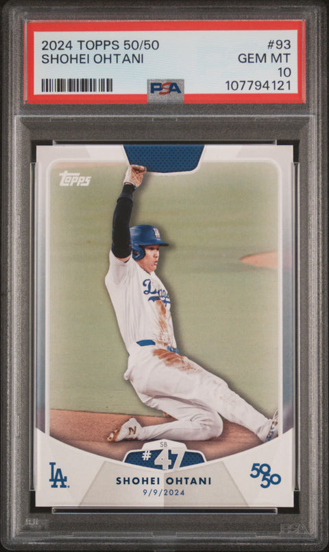 2024 Topps 50/50 Shohei Ohtani #93 Shohei Ohtani PSA 10