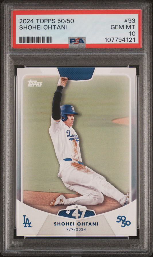 2024 Topps 50/50 Shohei Ohtani #93 Shohei Ohtani PSA 10
