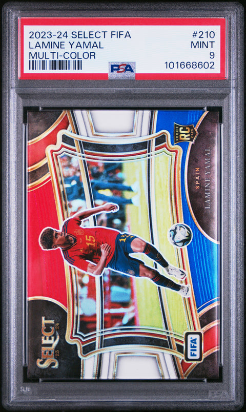 2023-24 Panini Select Fifa #210 Lamine Yamal Multi-Color PSA 9