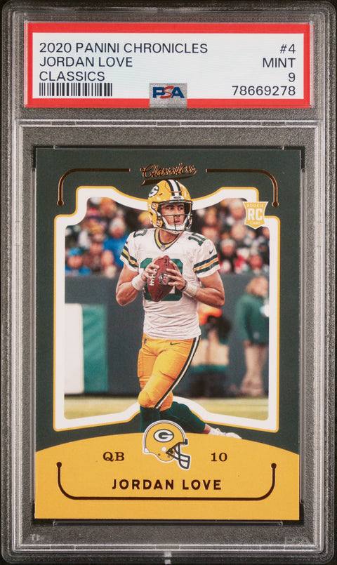 2020 Panini Chronicles Classics #4 Jordan Love Classics PSA 9