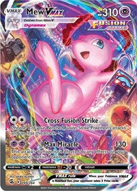pokemon SWSH08: Fusion Strike Mew VMAX (Alternate Art Secret)