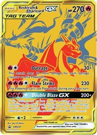pokemon SM Promos Reshiram & Charizard GX - SM247