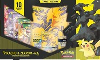 pokemon Miscellaneous Cards & Products Pikachu & Zekrom GX Premium Collection