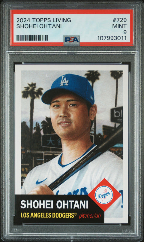 2024 Topps Living #729 Shohei Ohtani PSA 9