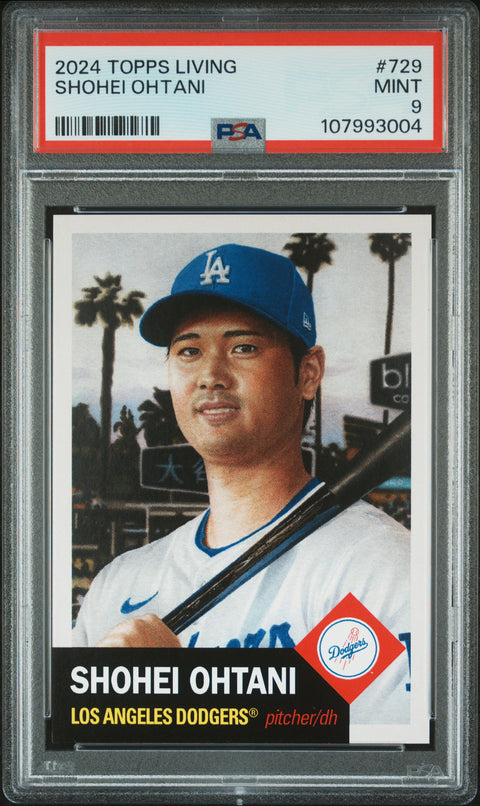 2024 Topps Living #729 Shohei Ohtani PSA 9