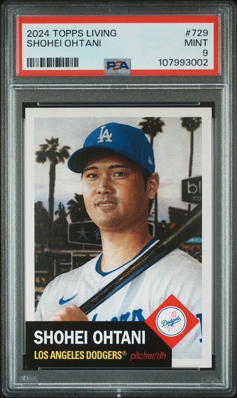2024 Topps Living #729 Shohei Ohtani PSA 9