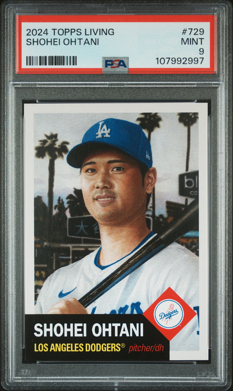 2024 Topps Living #729 Shohei Ohtani PSA 9