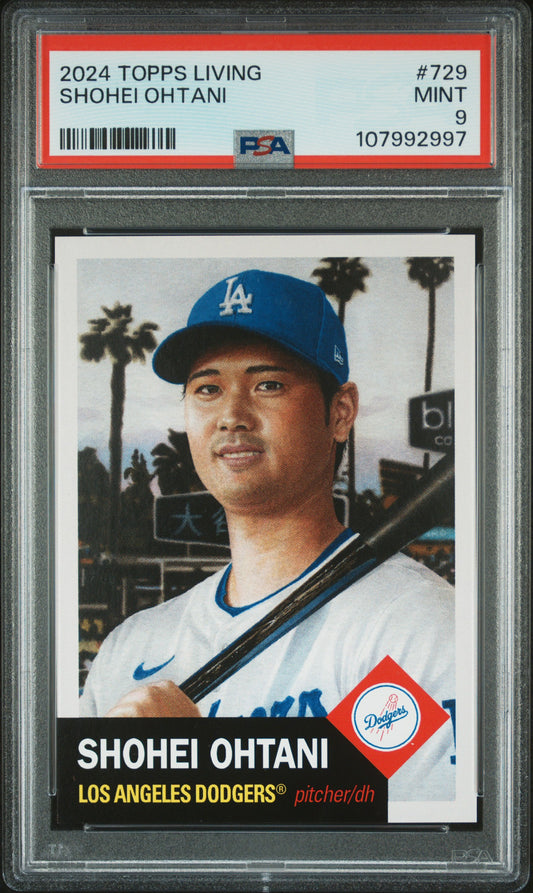 2024 Topps Living #729 Shohei Ohtani PSA 9