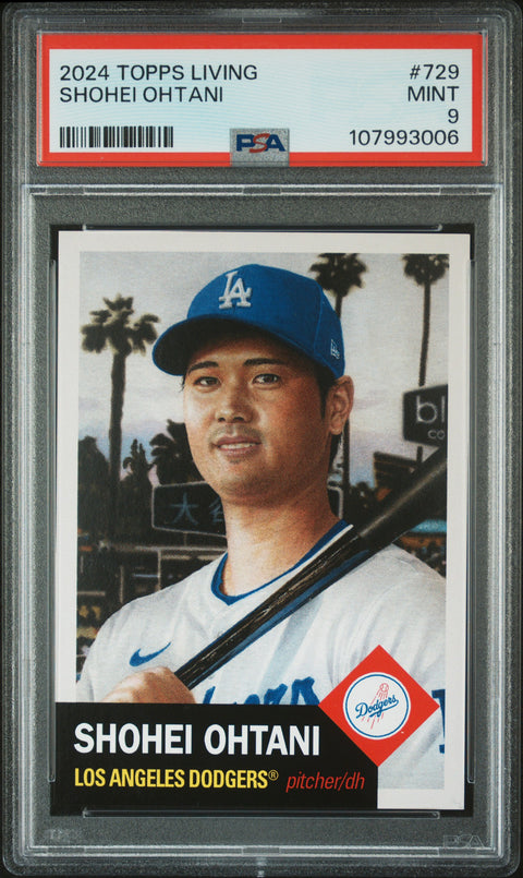 2024 Topps Living #729 Shohei Ohtani PSA 9