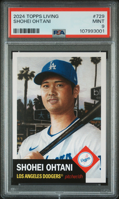 2024 Topps Living #729 Shohei Ohtani PSA 9