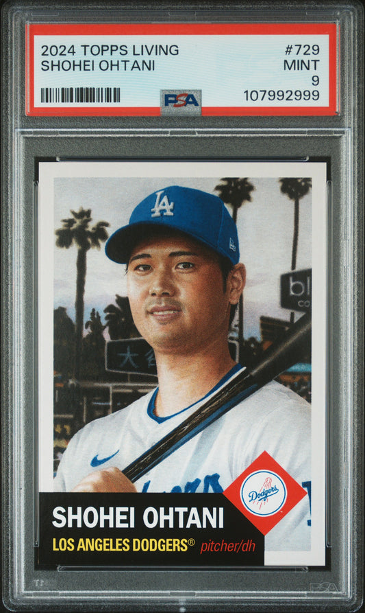 2024 Topps Living #729 Shohei Ohtani PSA 9