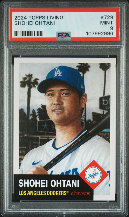 2024 Topps Living #729 Shohei Ohtani PSA 9