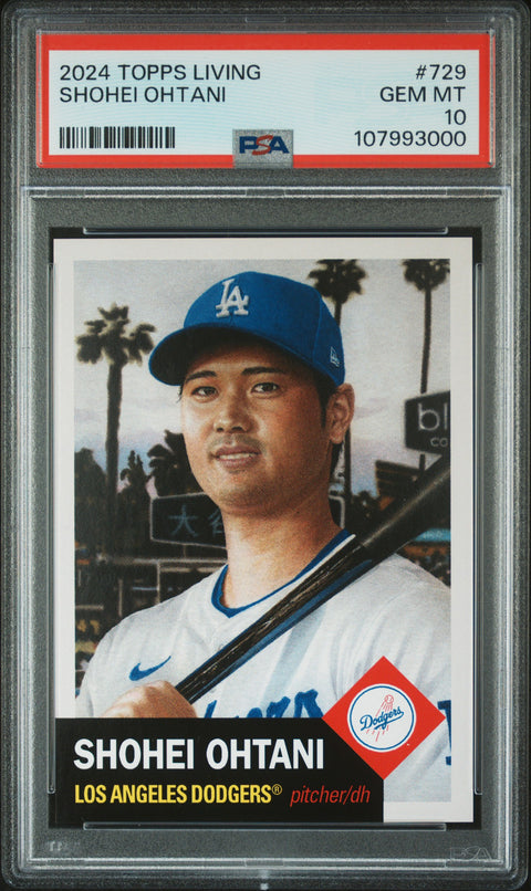 2024 Topps Living #729 Shohei Ohtani PSA 10