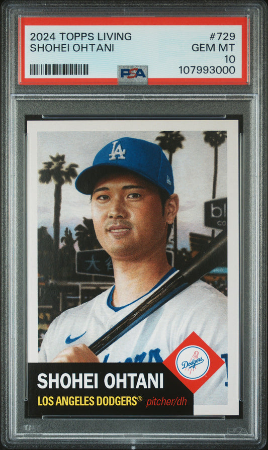 2024 Topps Living #729 Shohei Ohtani PSA 10