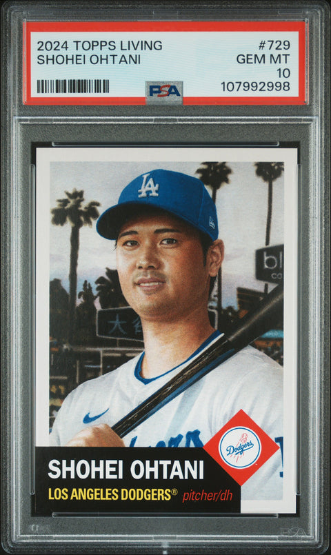 2024 Topps Living #729 Shohei Ohtani PSA 10