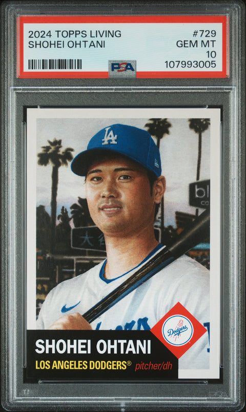 2024 Topps Living #729 Shohei Ohtani PSA 10