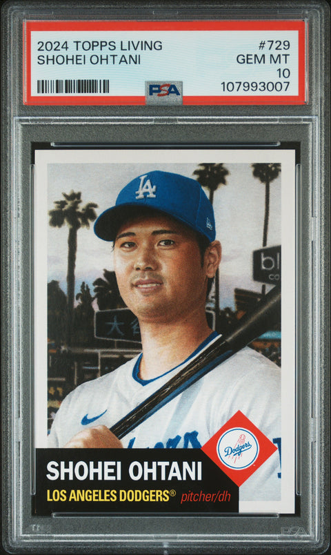 2024 Topps Living #729 Shohei Ohtani PSA 10