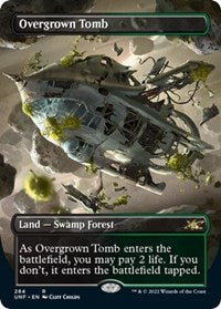 MTG Unfinity Overgrown Tomb (Borderless)