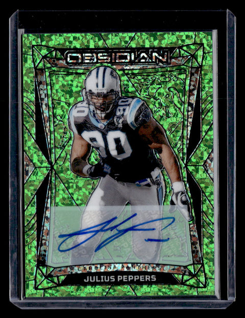 2024 Panini Obsidian #29 Julius Peppers Jade Green Autograph /6