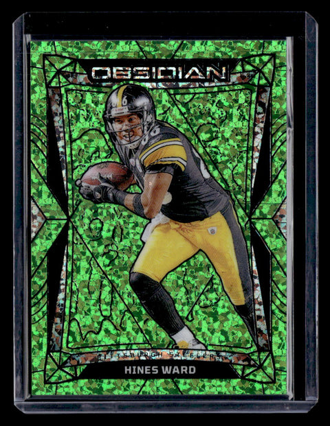 2024 Panini Obsidian #169 Hines Ward Jade Green /6